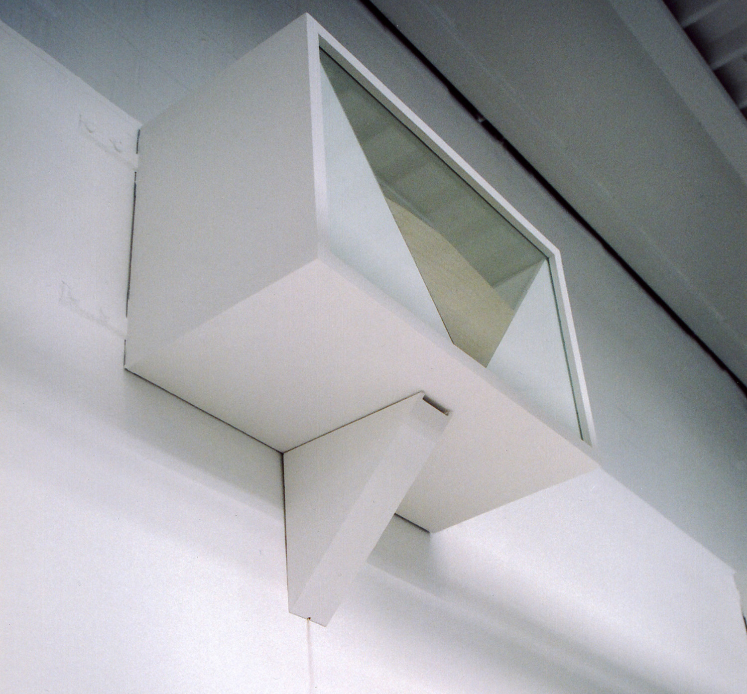 untitled sand box 2000  ︱  MDF, glass, paint, plaster, paint,- sand  ︱  dimensions variable